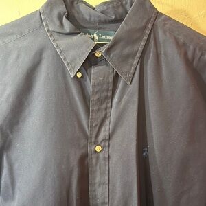 Men’s long sleeve navy blue shirt